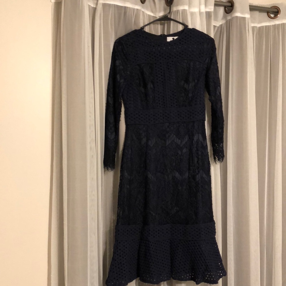 Dainty Jewells | Little Sweet Peony Dress in Navy